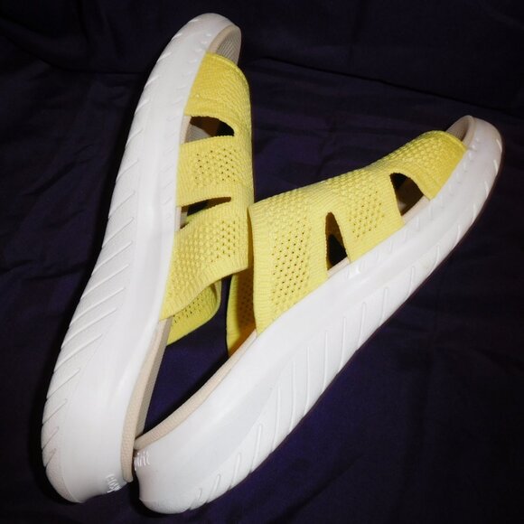 9m easy Spirit yellow slide on sandals Deion sport slides - Picture 9 of 10